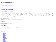 Tablet Screenshot of bdsmromance.com